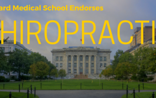 Harvard Medical School endorses chiropractic