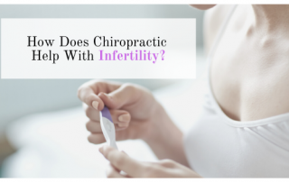 woman with pregnancy test infertility chiropractic